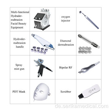 Portable 7 in 1 Hautverjüngung Hydrodermabrasionsgerät